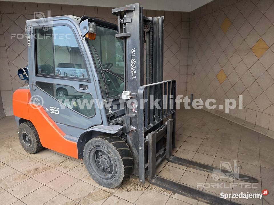 Wózek widłowy TOYOTA 8FGF30 kabina 8FG30 widlak Lędziny sprzedam