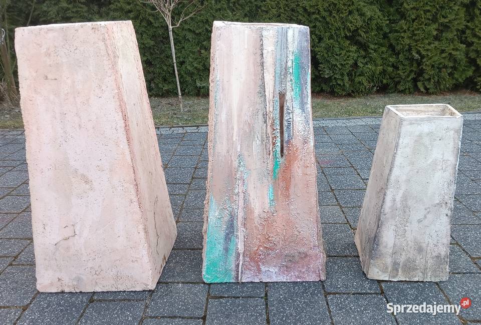 Komin donica ozdoba betonowa do ogrodu sprzedam
