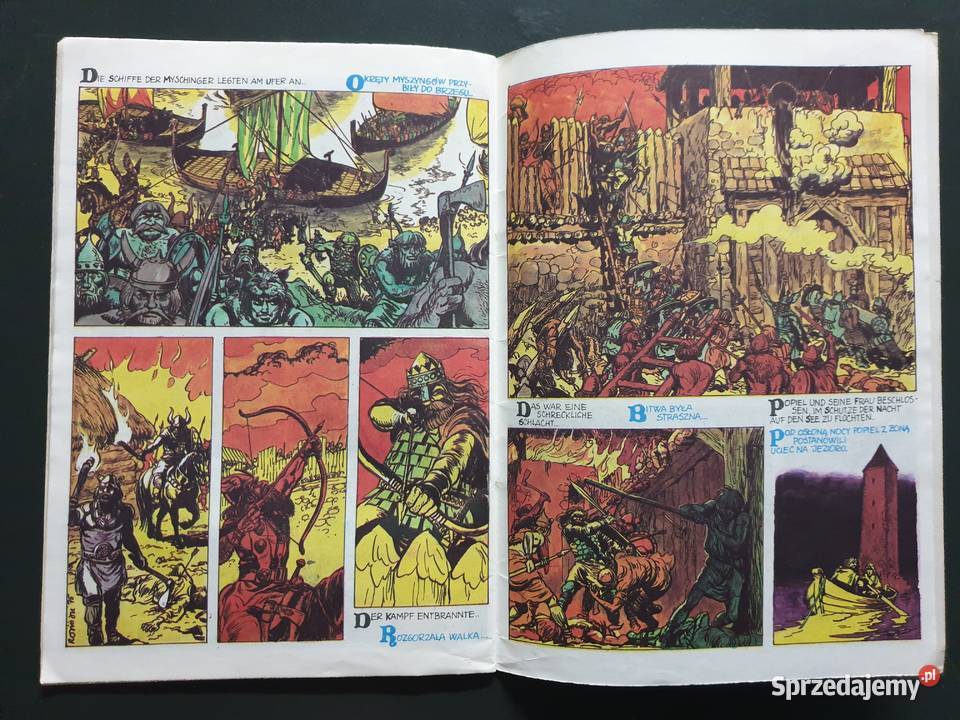 Opowieść o Popielu i Myszach jęz niemiecki Rok wydania 1987 Komiksy Gdynia sprzedam