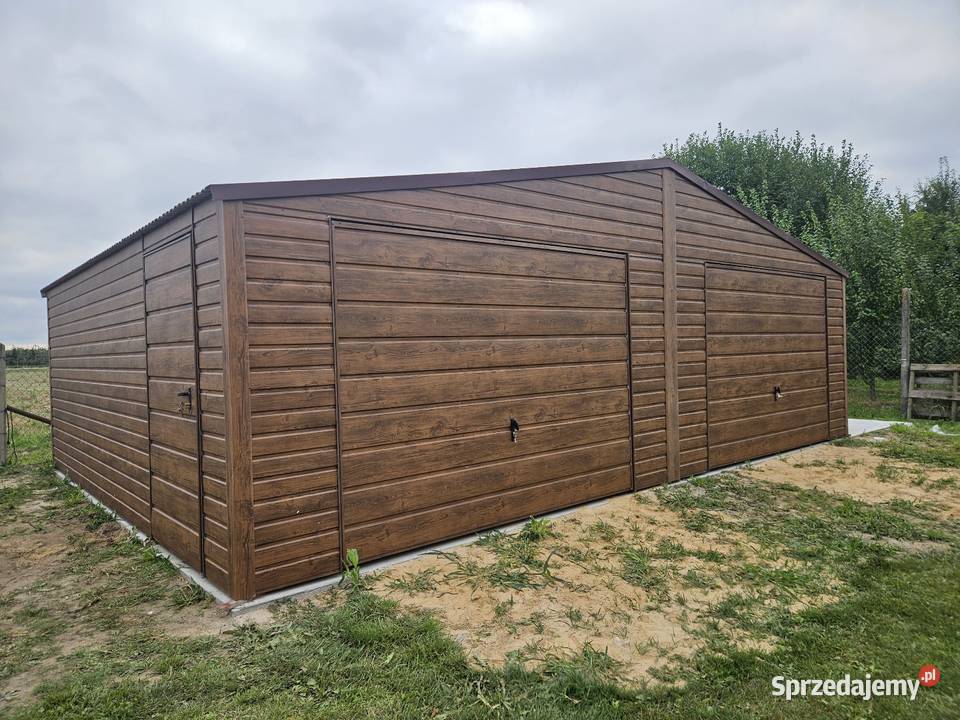 8x6 Garaze Blaszane Garaż Blaszany Blaszak 321zł/m2 Leszno