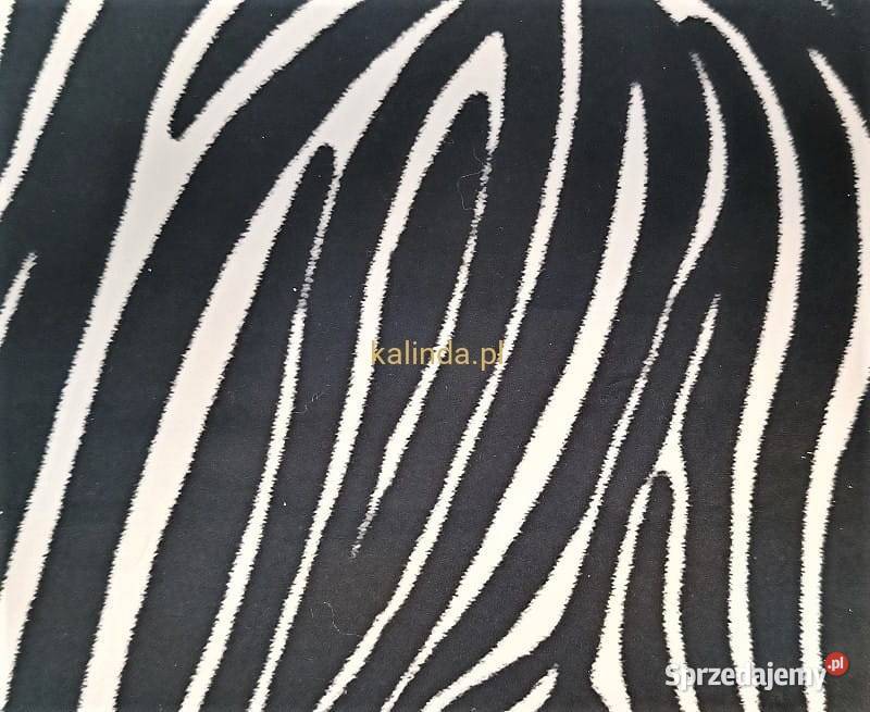 Zebra D154 tkanina z nadrukiem velvet Sofy i kanapy sprzedam