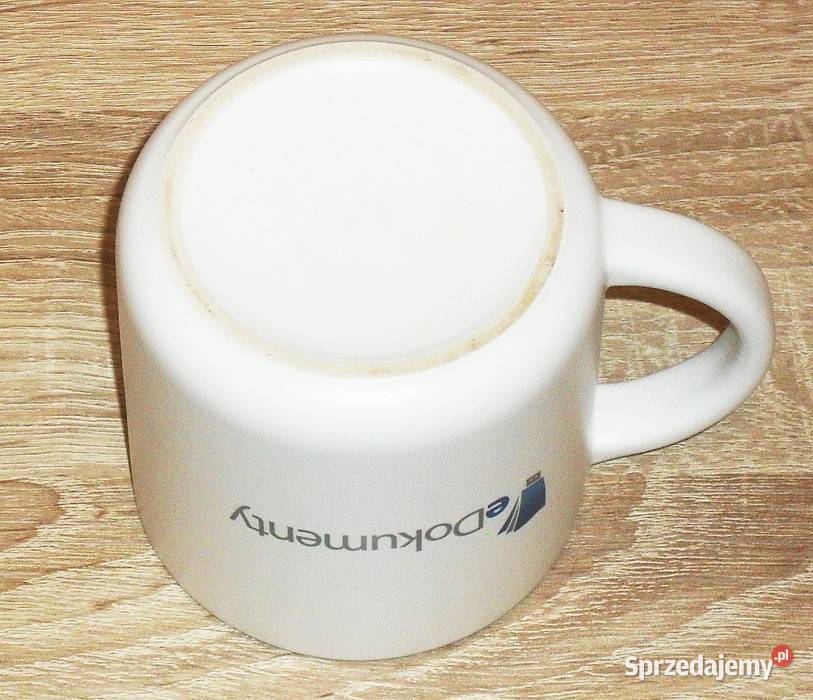 Kubek ceramiczny o pojemności 380 ml z nadrukiem Gliwice sprzedam