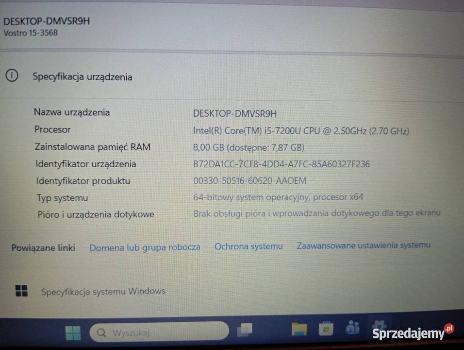 OKAZJA Dell Vostro 15 i5 Windows 11 Kobyłka