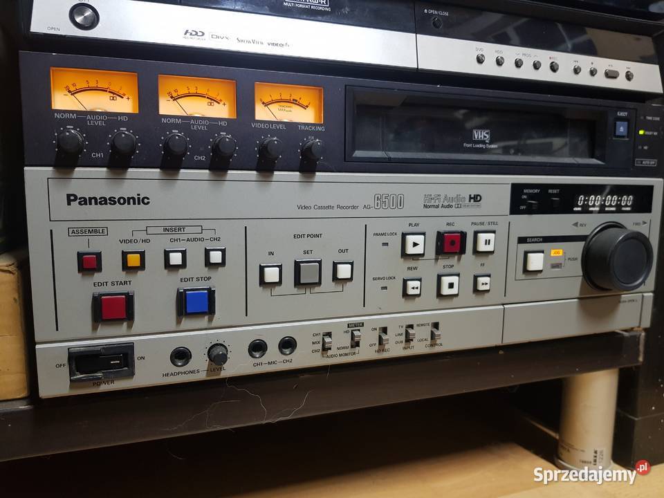 Panasonic AG-6500 Duplikator REJESTRATOR VHS HiFi STEREO