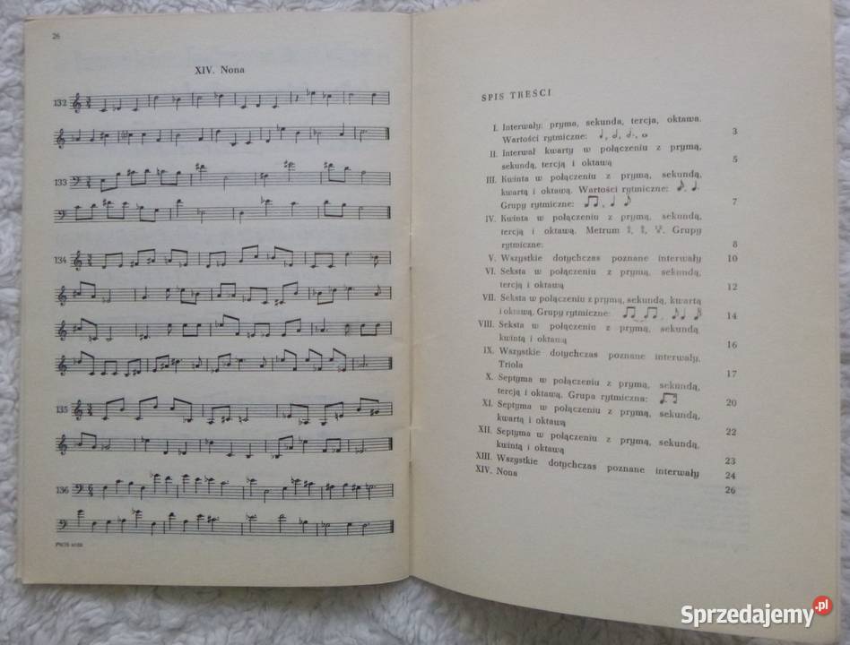 Materiały i zbiór ćwiczeń do kształcenia słuchu muzyka Warszawa