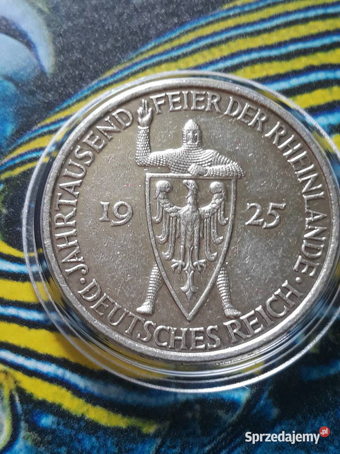 5 Marek Weimar 1925 r men A Rycerz rzadkość Konin