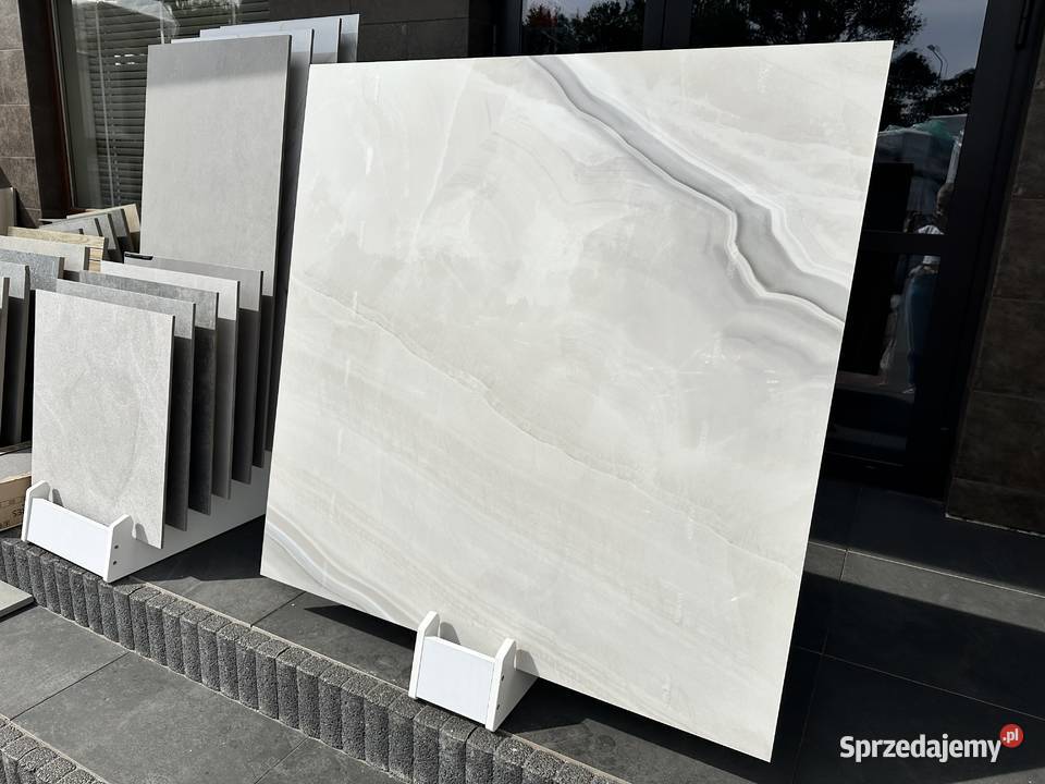 PŁYTKA gres WHITE OPAL POLER 1198X1198 GAT 3 łódzkie Opoczno