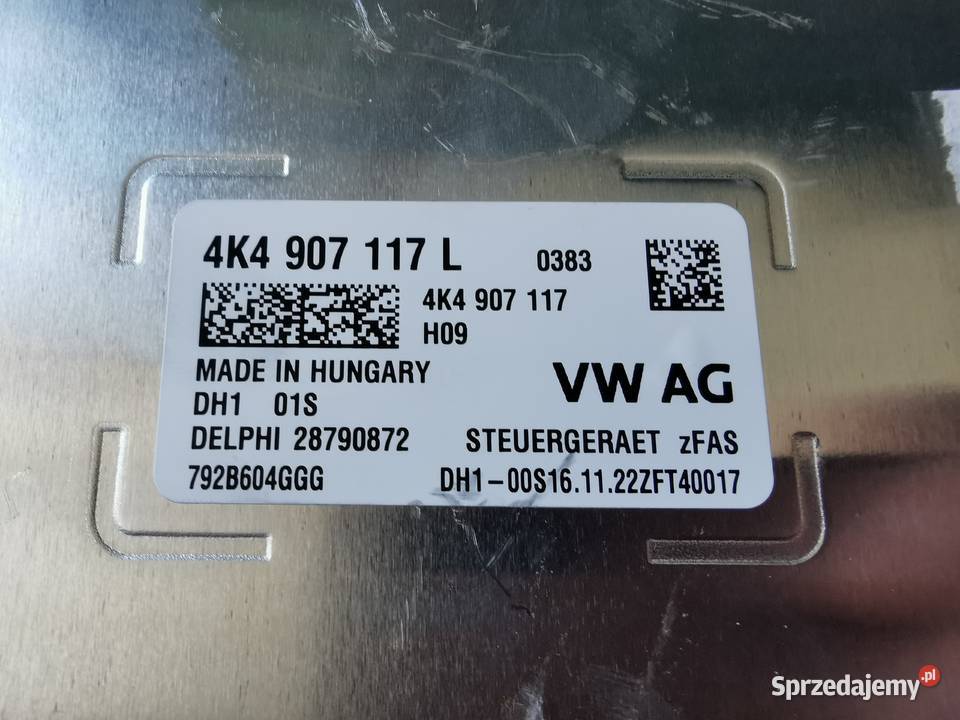 STEROWNIK MODUŁ KAMER VW TOUAREG 18 4K4907117L Pielgrzymka sprzedam