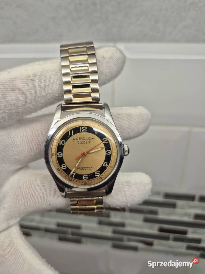 Zegarek vintage GOW De Luxe Chorzów sprzedam