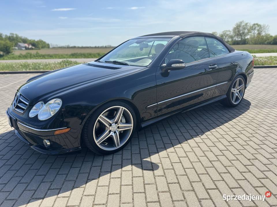 MercedesBenz CLK550 V8 388HP 2007r KABRIOLET mazowieckie Płock