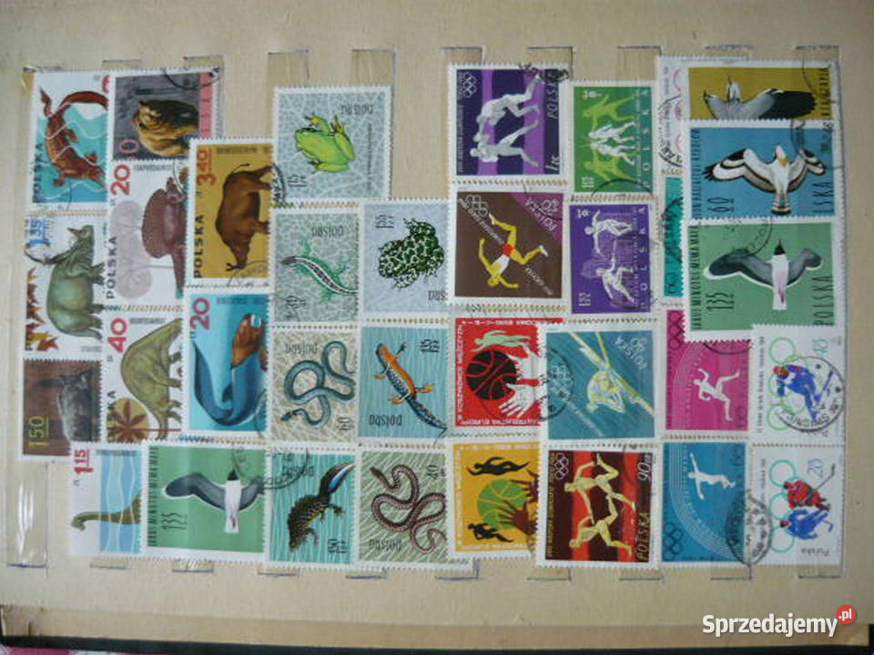 Znaczki kasowane lata 60 śląskie Myszków