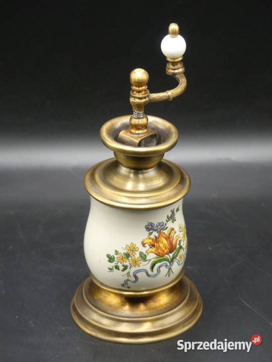 Piękny młynek do pieprzu z motywem florystycznym Poznań sprzedam