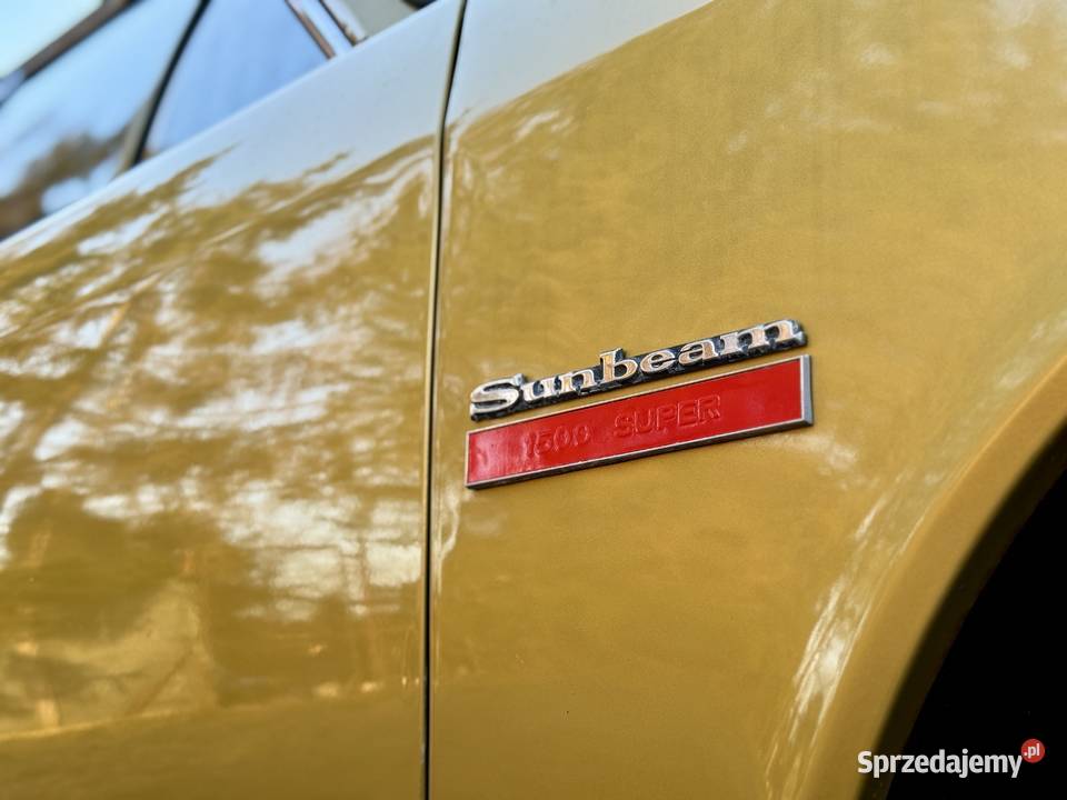 Sunbeam 1500 Super 1970r Samochody osobowe pomorskie