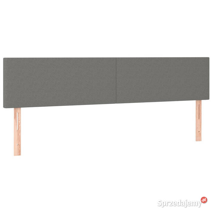 Zagłówek do łóżka z LED ciemnoszary 180x5x7888 Ramy i stelaże Meble Warszawa