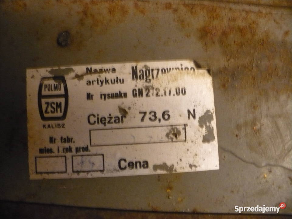 nagrzewnica wodna duża uniwersalna Poświętne sprzedam