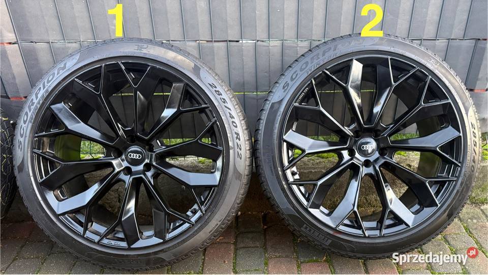 Zimowe 22 cale do Audi Q8 5x112 ET20 105J wielkopolskie Lubasz