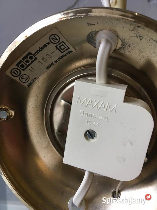 Abo Randers lampy design vintage lata 60