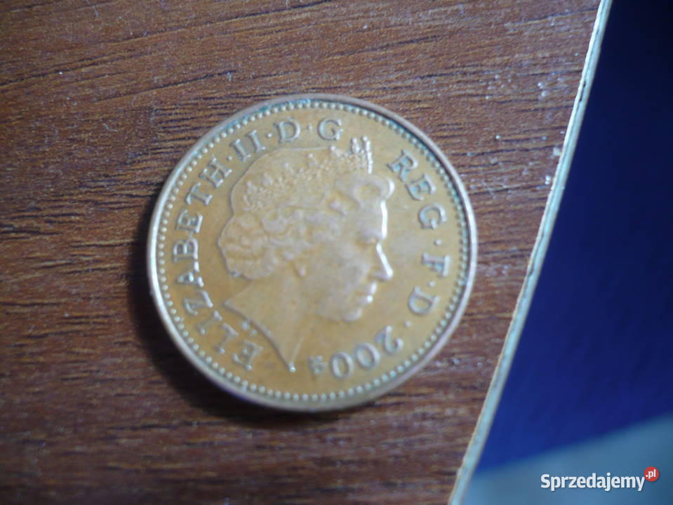 Moneta Destrukt One Penny 2004 Sztum