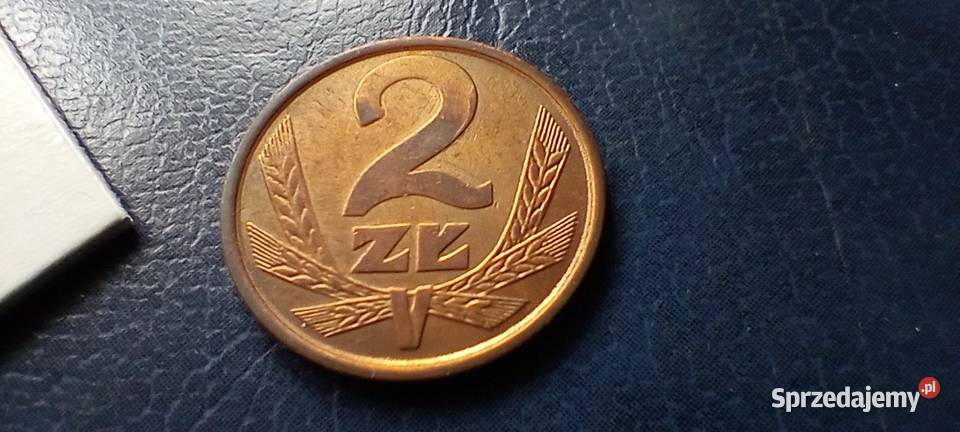 Stare monety 2 złote 1980 PRL Polska Cudo Lesko