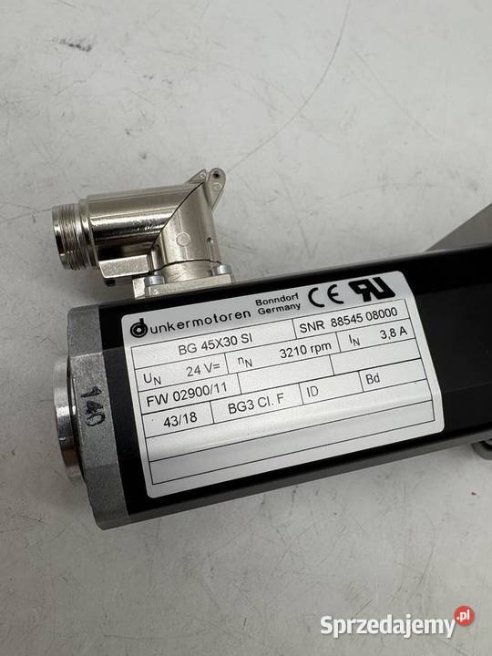 Dunkermotoren BG 45X30 SI 3210rmp DC Motor Pozostałe Warszawa