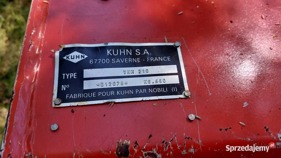 Kuhn VKH 210 Kosiarka Bijakowa Mulczer nieuszkodzony Tarnów