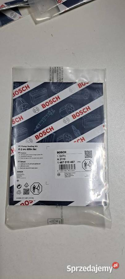 Zestaw uszczelek pompy wtryskowej BOSCH Pompy wtryskowe Luzino