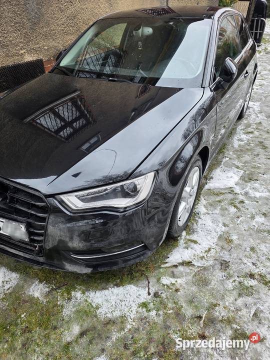Audi A3 20 150 czarny fotele S3 skórą alkantara Wałbrzych