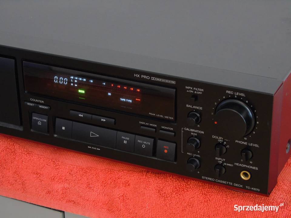 Magnetofon Sony TCK670 3 głowice 2 wałki WYSYŁKA Magnetofony Jasło