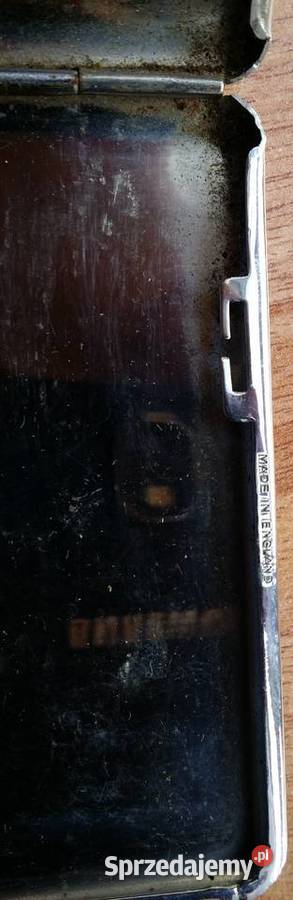 Papierośnica stara angielska chromowana ISECO Kraków