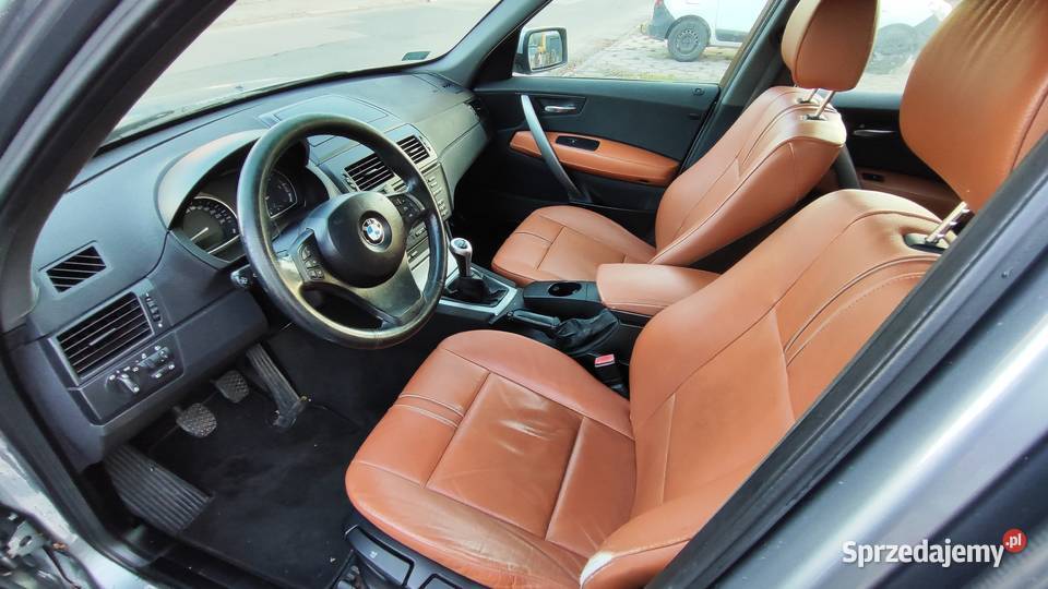 BMW X3 20d xDrive 4x4 Brązowe skóry Ładny stan Bydgoszcz