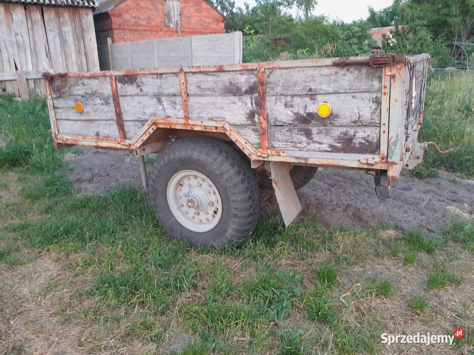 Przyczepa jednoosiowa zarejestrowana Grodziec sprzedam