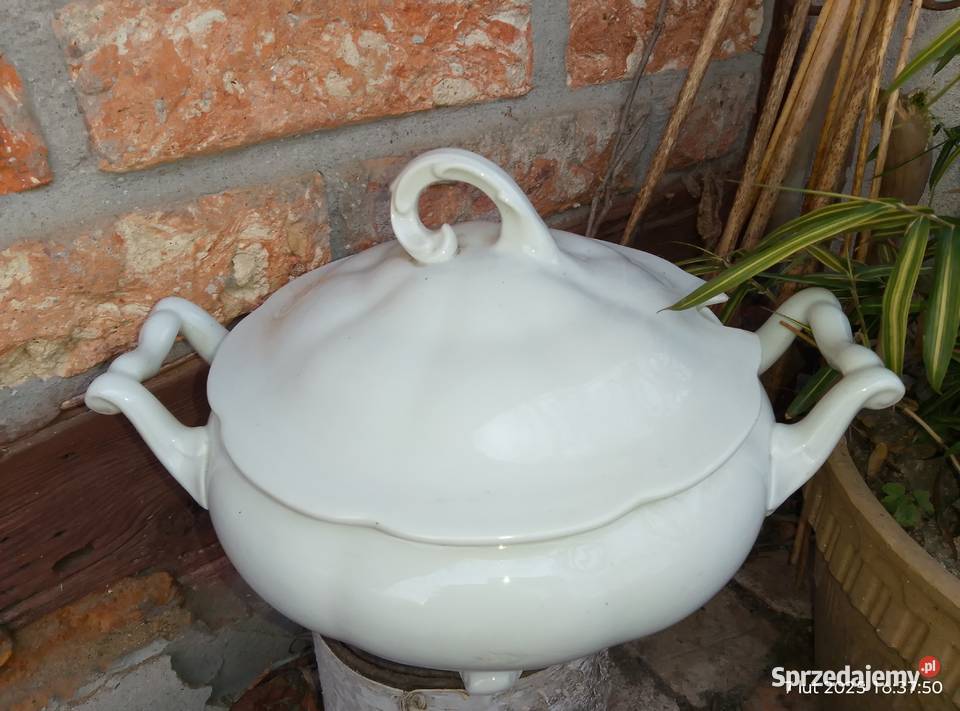 Retro waza do zupy Porcelana i szkło Gniewoszyce