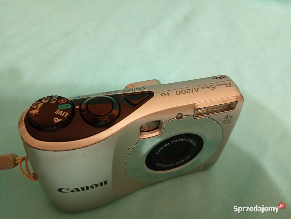 Ładny Canon A1200 Zasilany z 2 paluszków