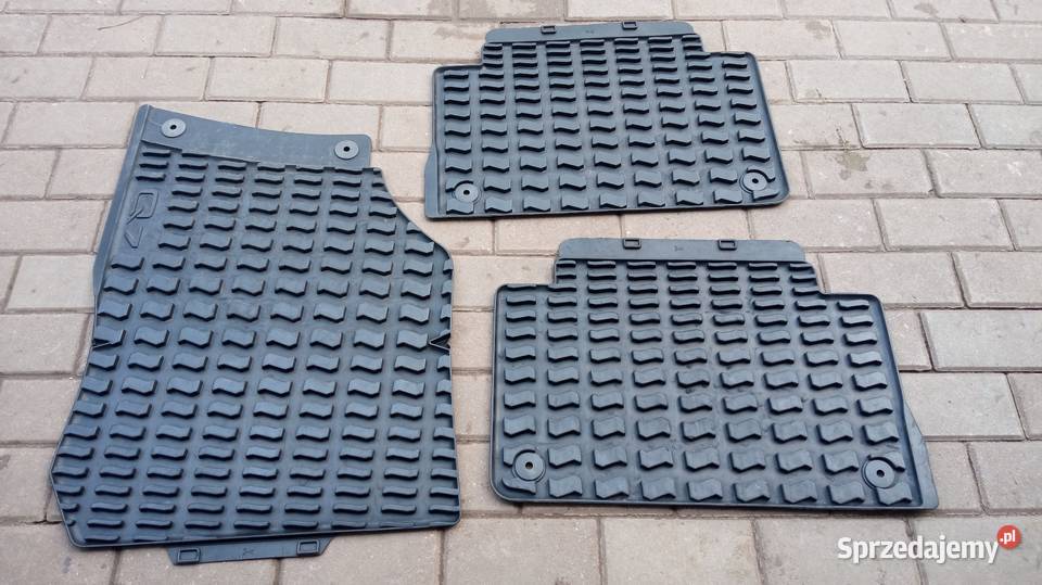 DYWANIKI GUMOWE przod i tył AUDI Q7 4L 4L2061501 Akcesoria samochodowe Giżycko