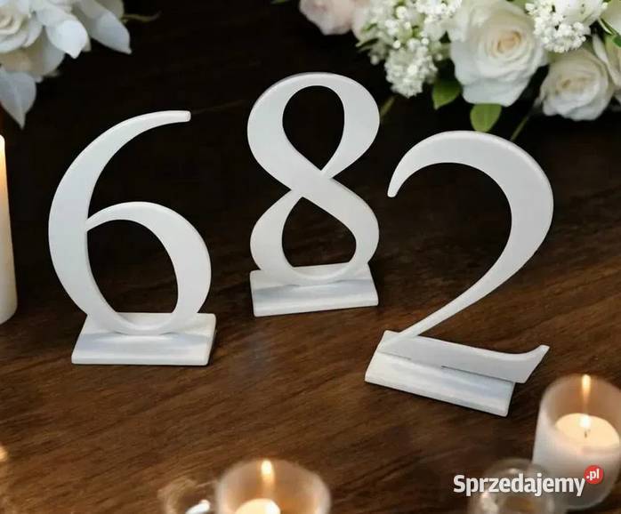 Inicjały napisy menu numery stołów do Pozostałe Usługi dolnośląskie