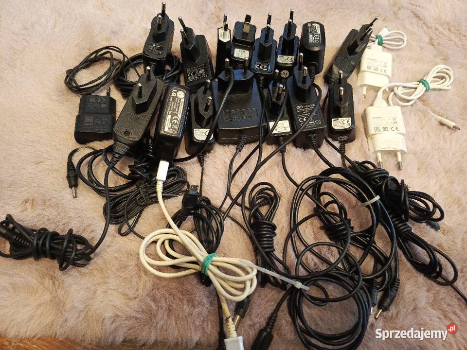 Ładowarki telefoniczne 18 sztuk pakiet w jednej Tychy