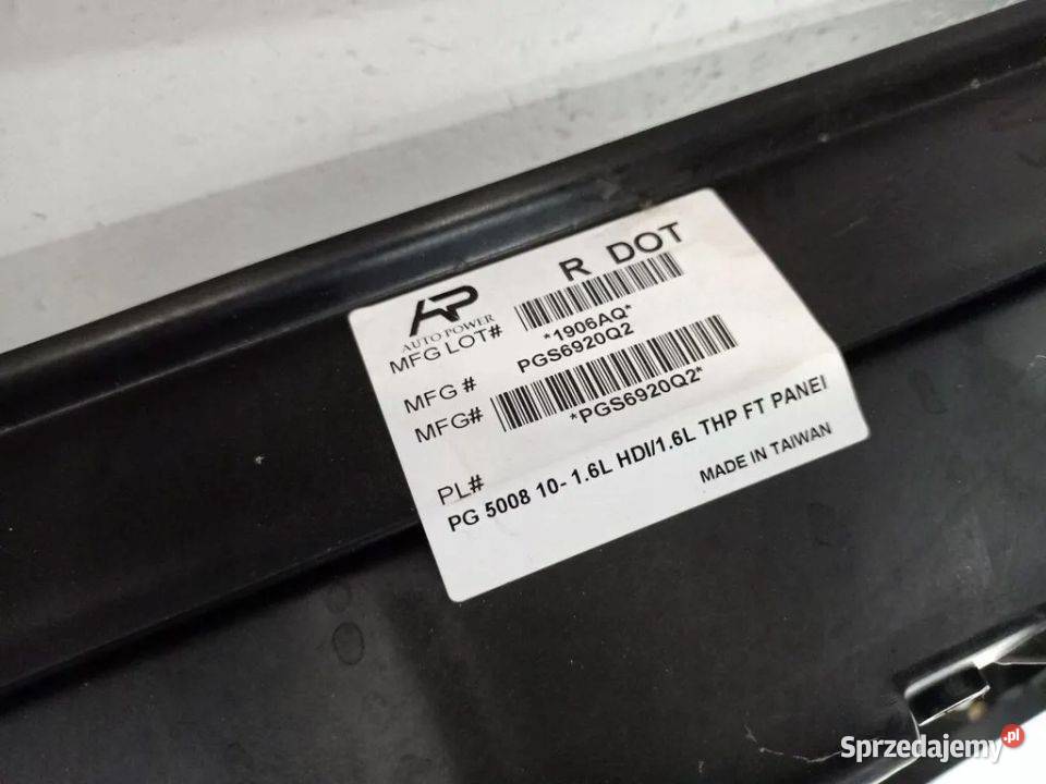Peugeot 5008 16 THP 0913 PAS PRZEDNI PRZÓD