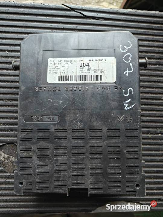 Moduł komfortu BSI Pegueot 307 9651197580 Puławy