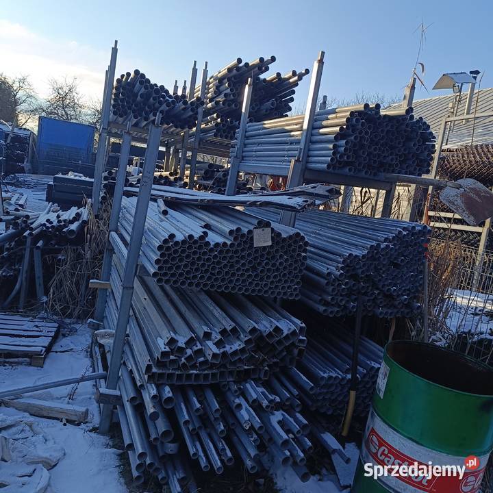 Rura słupek ocynk II gatunek fi 60 dł 2 m metal Baranów Sandomierski