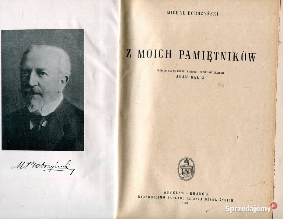 Z moich pamiętników Michał Bobrzyński Szczecin