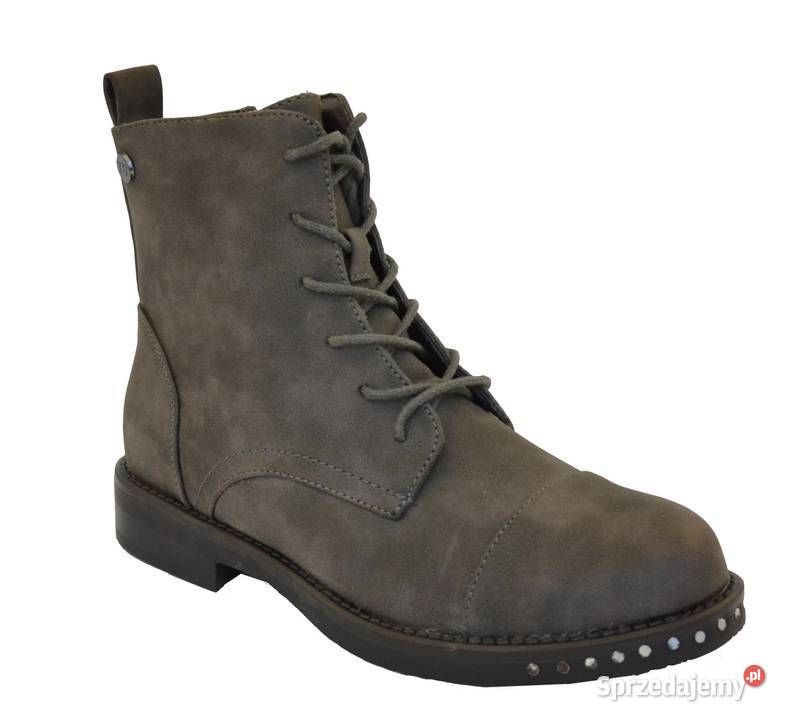 Szare ocieplane botki rozmiar 38 wl18100k01