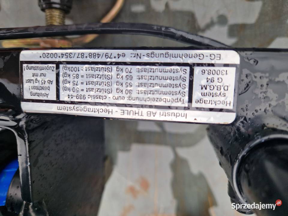 Thule EuroClassic 989 bagażnik na 4 rowery KPL Mielec sprzedam