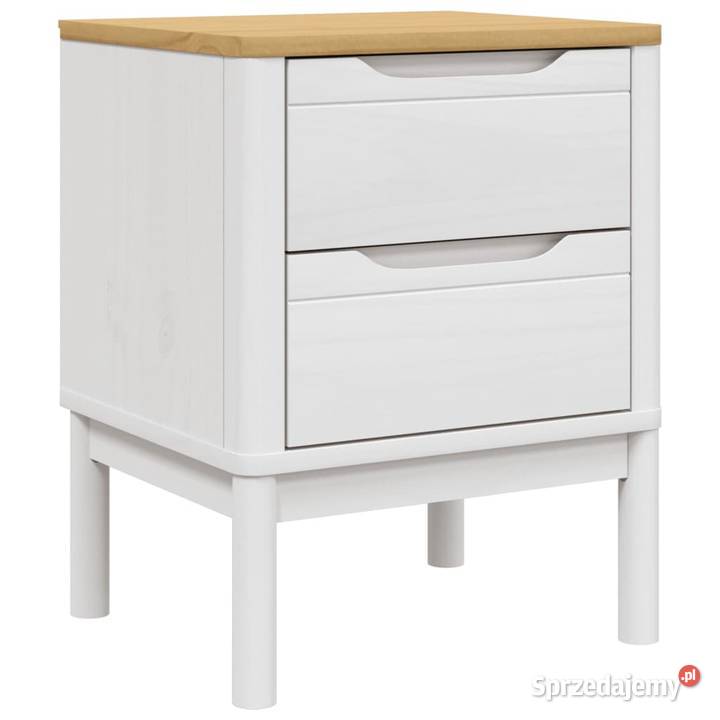 vidaXL Szafka nocna FLORO biała 45x39x57 Warszawa