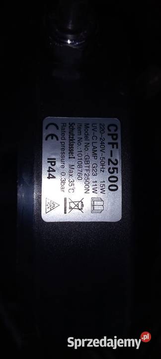 Moduł UV do filtrów ciśnieniowych do oczka Środa Śląska sprzedam