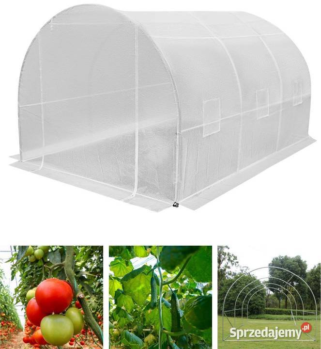 Tunel ogrodowy foliowy szklarnia folia 4x25x2m Poznań