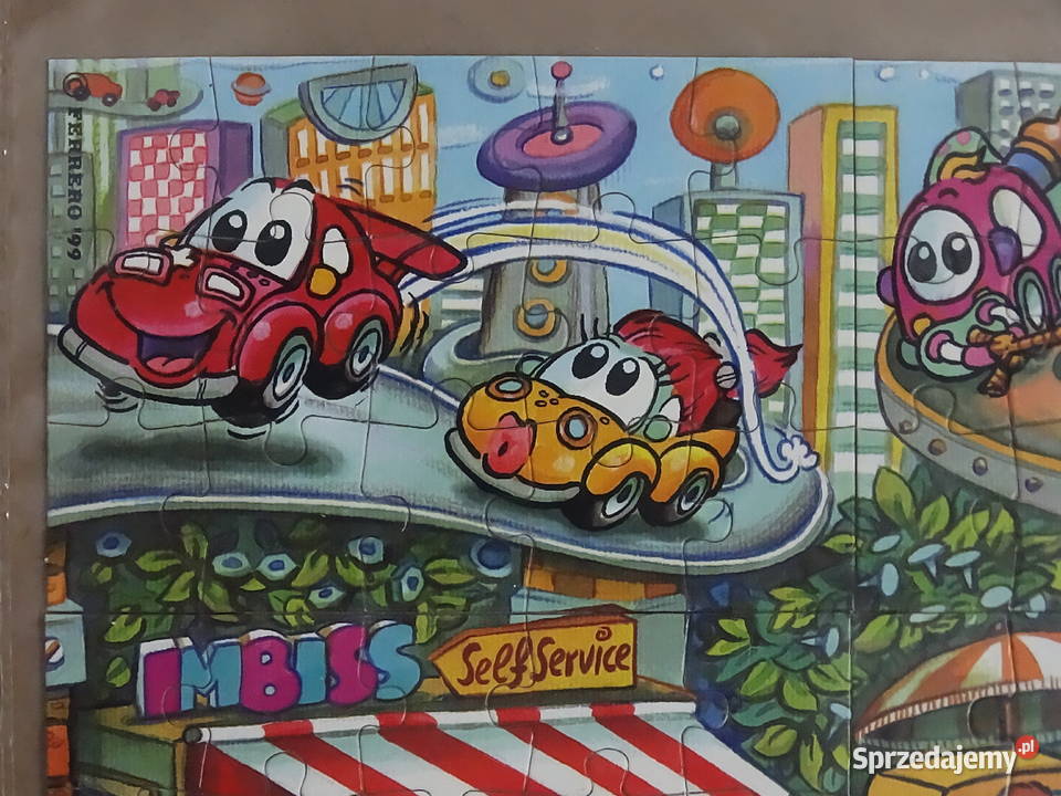 Kolekcjonerskie Puzzle Kinder Niespodzianka 1999 Biłgoraj