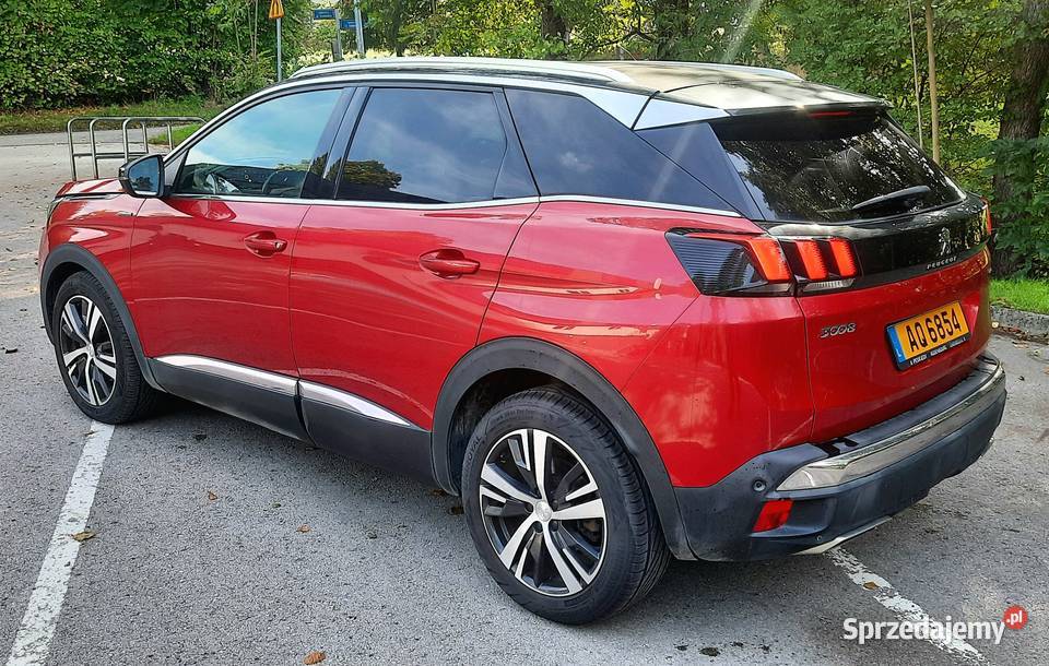 Peugeot 3008 16 THP180 GTLine EAT8 Navi 94tkm małopolskie Jaśkowice