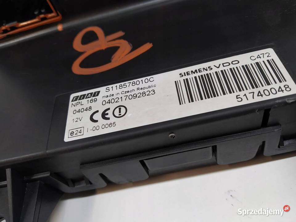 MODUŁ 51740048 S118578010C Fiat Panda II Motoryzacja