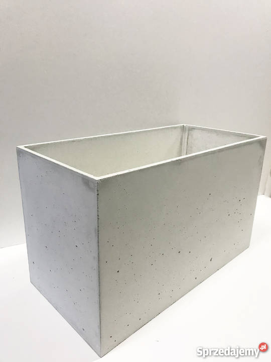 Donica betonowa 100x50x60 Donice betonowe beton Rawicz