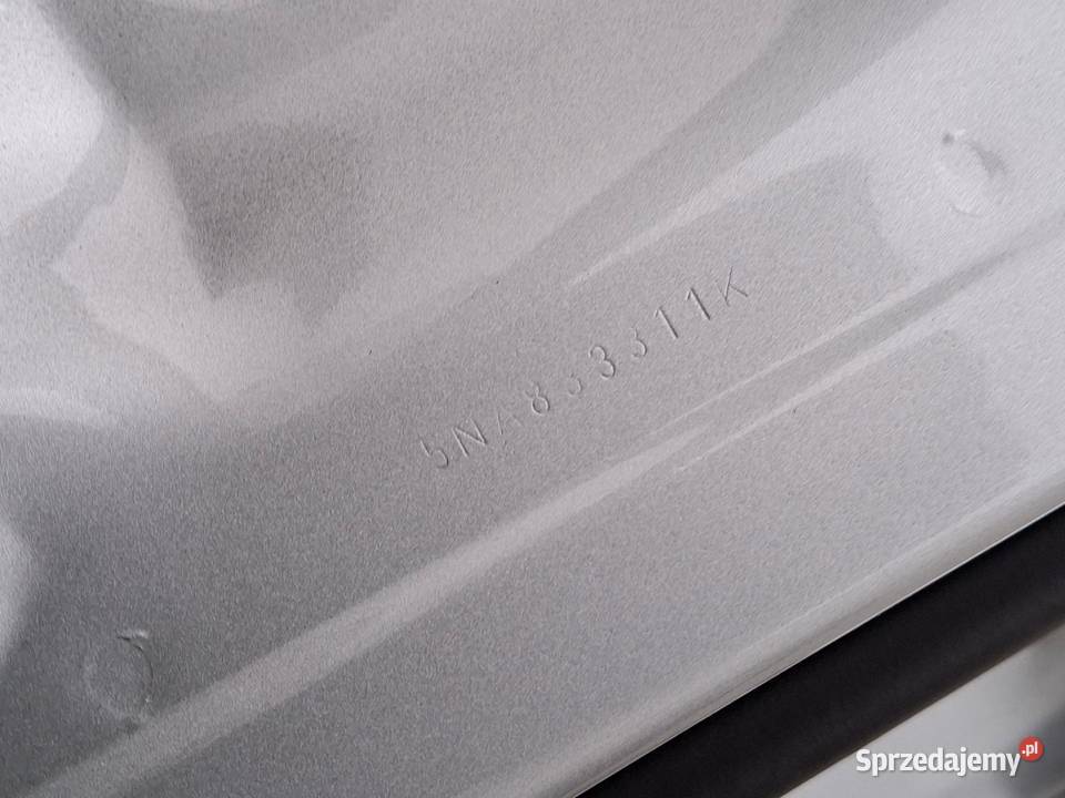 VW TIGUAN 5NA II DRZWI LEWY TYŁ LEWE TYLNE LA7W Części samochodowe